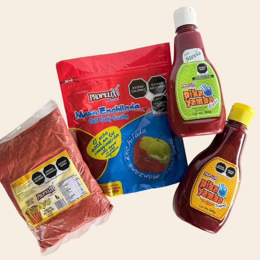 Paquete para hacer manzanas enchiladas