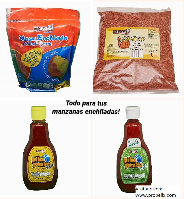Paquete para hacer manzanas enchiladas